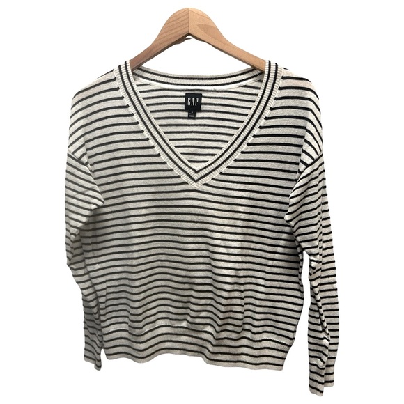 GAP Sweaters - Striped Black and White GAP Sweater